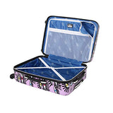 HALINA Bouffants & Broken Hearts Bold Eyes 3 Piece Set Luggage, Multicolor