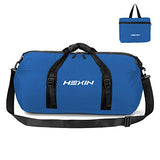 HEXIN Carry On Bag Travel Duffel Tote Unisex Weekender Bag Blue