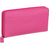 Royce Leather Rfid Blocking Continental Clutch Wallet Handcrafted In Leather, Pink