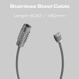 Luggage Tag Business Card Holder Tufftaag Single Travel Id Bag Tag - Silver