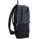 Fuel Travel Lightweight Bungee Backpack, Durable for School, Gym or Work (Graphite Gray/Royal