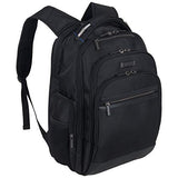 Kenneth Cole Reaction Triple Compartment 17" Laptop Backpack Black One Size