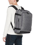 AmazonBasics Slim Carry On Travel Backpack, Grey - Weekender