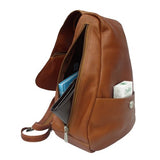 Piel Leather Flap-Over Sling, Saddle, One Size