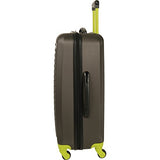 Nautica Tide Beach 25 Inch Hardside Spinner Suitcase (Classic Grey)