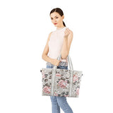 MOSISO Laptop Tote Bag (Up to 17.3 Inch), Canvas Classic Multifunctional Work Travel Shopping