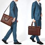 Briefcases for Men,15.6 inch Laptop Bag,Work Business Travel Computer Bag with Multi Pockets for