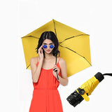 1PC Mini Umbrella Small Yellow Pockets Umbrellas Rain Women Folding Anti-UV Umbrella Kids Sunny and