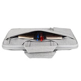 Mosiso Polyester Flapover Laptop Messenger Shoulder Bag Case Cover Briefcase Compatible 13-13.3