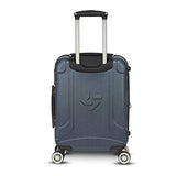 Gabbiano Provence 20" Expandable Carry-On Hardside Spinner Luggage (Black)
