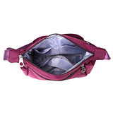 Nylon Crossbody Bags for Women with Pockets Waterproof Lightweight Shoulder Bag