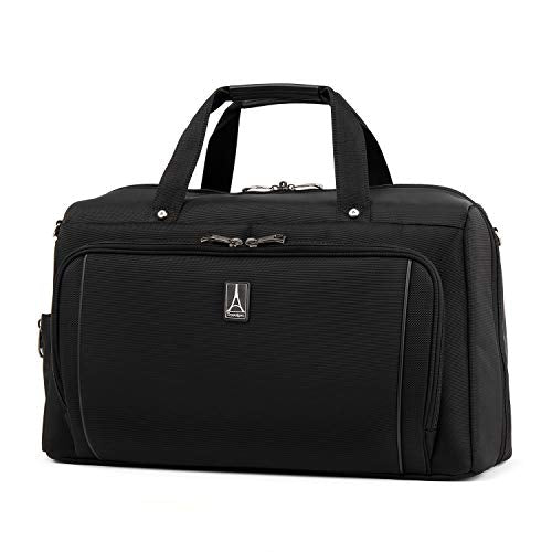 Travelpro Crew Versapack Weekender Carry-on Duffel Bag W/Suiter, Jet Black, One Size