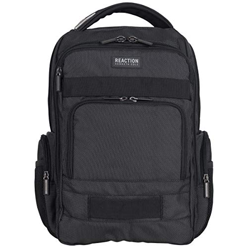 Kenneth Cole Reaction Polyester Triple Compartment 17" Laptop Business Backpack with Techni-Cole