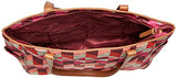 Vera Bradley Preppy Poly Zip Top Tote, Bohemian Chevron
