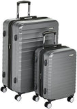 Amazonbasics Premium Hardside Spinner Luggage With Built-In Tsa Lock - 2-Piece Set (20", 28"), Grey