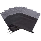 Shoe bag - 12 Pcs Shoe Storage Bags for Men and Women, Waterproof Large Travel Gym Shoe Bag Pouch Organizer, Black