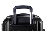 3-Piece Hardside Spinner Expandable Suitcase Set #1701 (Black)
