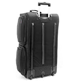 J World New York Brighton 33 Inch Rolling Duffel, Black
