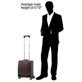 Travelpro Luggage Platinum Elite 16" Carry-On Spinner Tote With Usb Port, Rich Espresso
