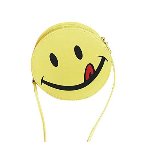 Womail Women Funny Emoji Shoulder Bag Satchel Cross Body For Girl (A)
