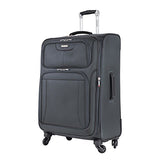 Ricardo Beverly Hills Luggage Saratoga 25" Spinner Upright Suitcase, Graphite