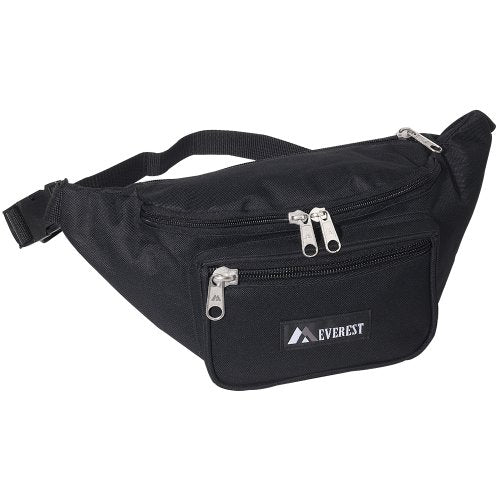 Everest Signature Waist Pack - Large, Black, One Size