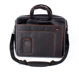 DURAGADGET Black and Orange Padded Carry Case with Removable Shoulder Strap for The Asus Chromebook
