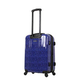 Mia Toro Italy Gita Hardside Spinner Carry-on, Blue