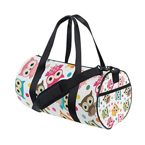 Duffel Bags Colorful Bird Womens Gym Yoga Bag Small Fun Sports Bag for Men