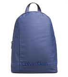 Calvin Klein Mens Logan Smooth Travel Tech Backpack Bag (Blue Depths)