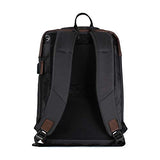 Cloe Uomo Water Resistant Laptop Backpack in Brown Color