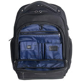 Kenneth Cole Reaction Dual Compartment 17" with USB Laptop Backpack Black One Size