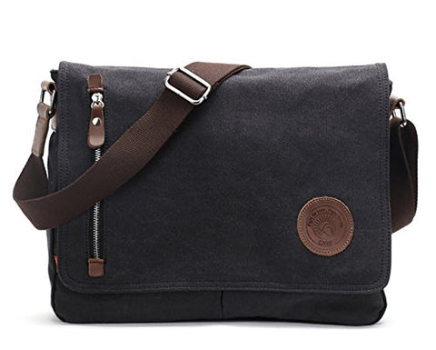 Vintage Men's Canvas Messenger Bag Laptop Shoulder Satchel Crossbody Sling Bookbag School Bag