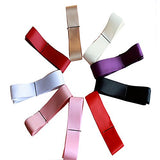 Acxico Fashion Beautiful Waist Decoration Ribbons Bridal Wedding Dress Long Waistband £¨Dark Pink£©