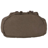 ABage Unisex Canvas Backpack Medium Vintage Travel College High School Book Bag, Khaki
