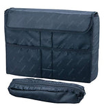 Mancini Leather Expandable 15.6" Laptop Attache Case - Black