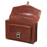 Tuscany Leather Eric Leather Crossbody Bag Honey Leather Bags For Men