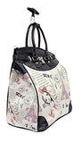 Trendy Flyer Computer/Laptop Rolling Bag 2 Wheel Case Europe (Eiffel Tower)