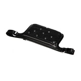 Vicenzo Leather Jacey Studded Leather Waistbag (Black)