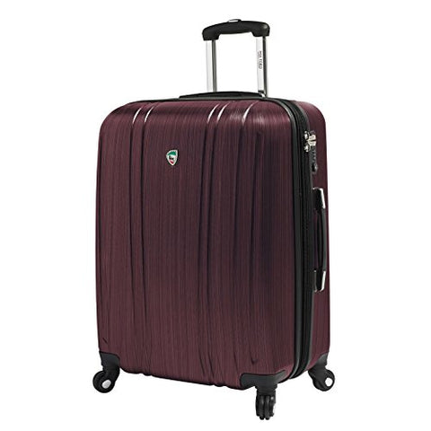 Mia Toro M1093-28in-bur Italy Acciaio Hardside 28" Spinner, Red