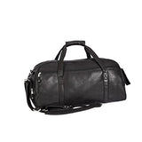 Canyon Outback Marble Canyon 23-Inch Leather Sport Duffel, Black, One Size