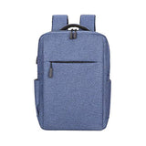 TRE Deluxe Black Waterproof Laptop Backpack 15 Inch Travel Gear Bag Business Trip Computer Daypack Double Laptop Compartment (Color : A3)