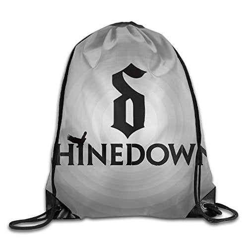 Shinedown God Of Hard Rock Drawstring Backpack Shoulder Bag