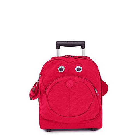Kipling Big Wheely Kids Rolling Backpack True Pink