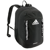 adidas Excel Backpack, Black Black/White Webbing, One Size