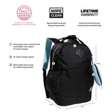 adidas Women's Squad Backpack, Black/Halo Mint Green/Silver Metallic, One Size