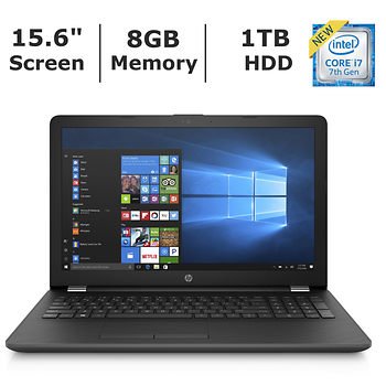 Hp 15.6" Hd Wled Backlit 1366X768 Display Laptop (2018 Newest), Intel Core I7-7500U Dual-Core