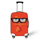 For U Designs 26-30 Inch Large Cool Emoji I Want You Design Soft Luggage Cover For Men And Woman