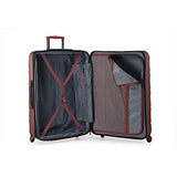 U.S. Traveler Gilmore 2 Piece Expandable Hardside Spinner Luggage Set (Burgundy)