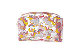 Unicorn Clear Cosmetic Makeup Bag Organizer with YKK Zipper